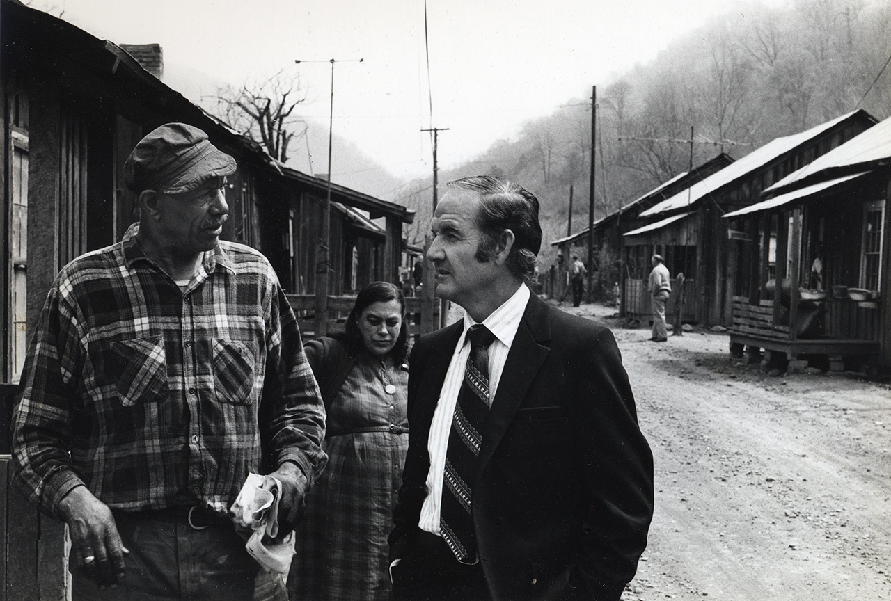 McGovern in West Virginia just before the primary election- Photo by Michael Lloyd Carlebach